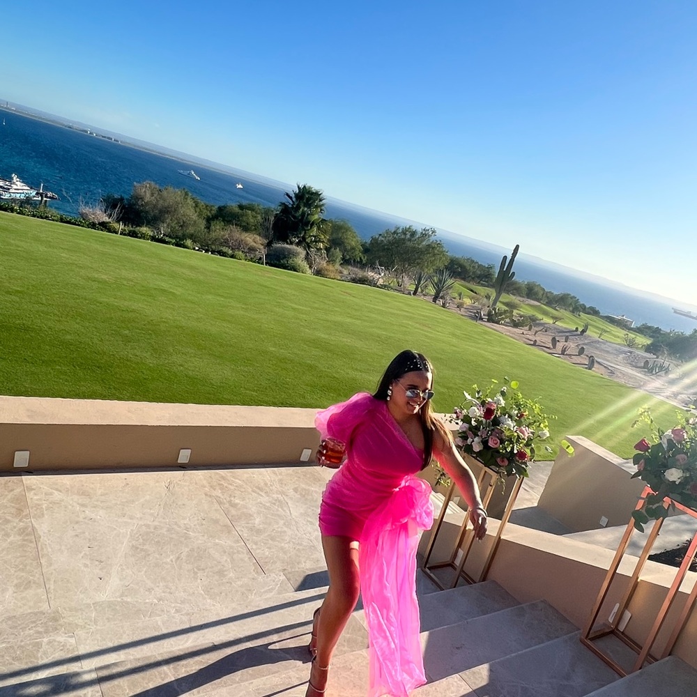 Pink Mini Dress